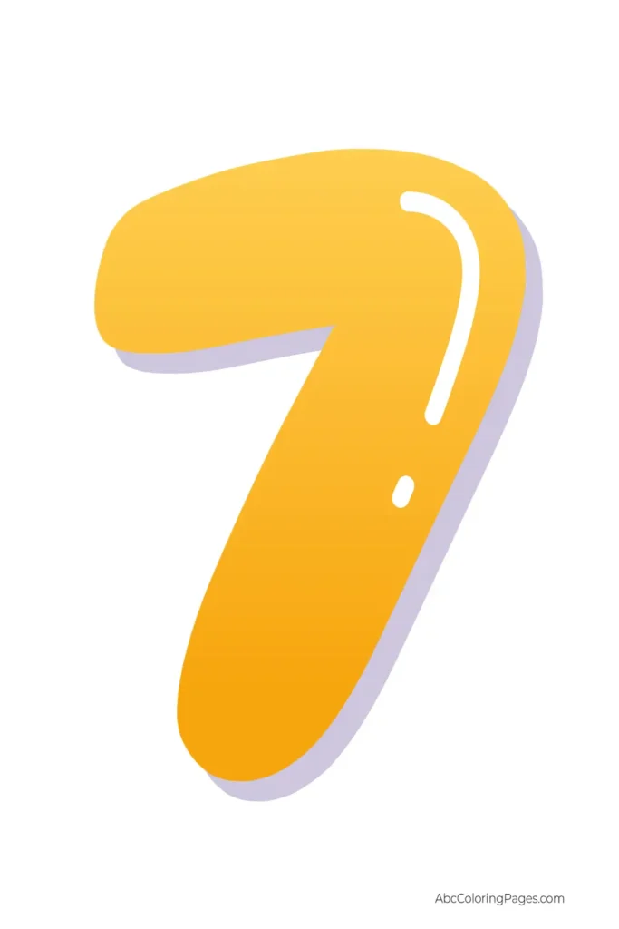 Large colorful printable numbers 0–9 PDF for kids and classroom use