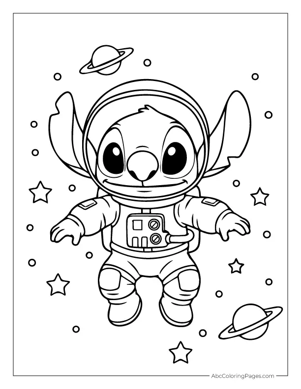 Stitch Coloring Pages 02