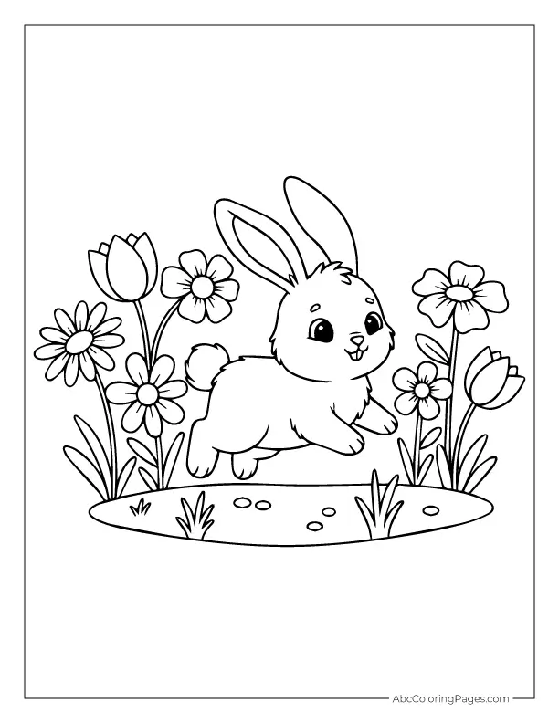 Free Printable Animal Coloring Pages 3 cute animal coloring pages bunny printable